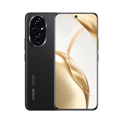 HONOR/荣耀200 Pro 16 512 绒黑色 5000万雅顾光影主摄 荣耀绿洲护眼屏 5200mAh青海湖电池 5G智能手机