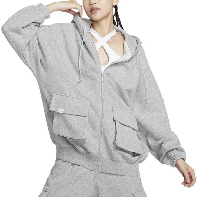 NIKE耐克连帽外套运动休闲针织女装夹克FV7516-063 D