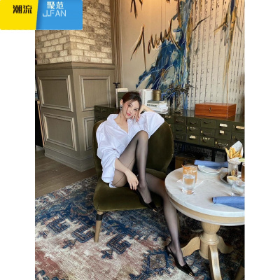 聚范rose朴彩英同款黑色高跟鞋女2024年法式方头细跟性感单鞋小众气质