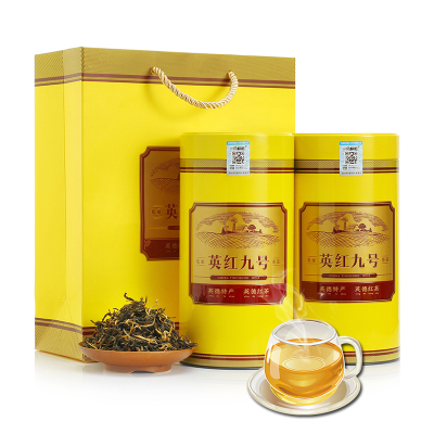 皇室商务罐装 浓香新茶 红茶 英红九号1959 英德红茶茶叶散装醇香型礼盒罐装浓香型正品300克