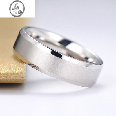 JiMi戒指男潮人简约单身食指个性钛钢尾戒男士学生网红拉丝不锈钢饰品