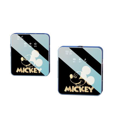 迪士尼智能AI蓝牙音箱小音响迷你无线领夹直播麦超长续航无线蓝牙音响迷你便携式户外直播LF92