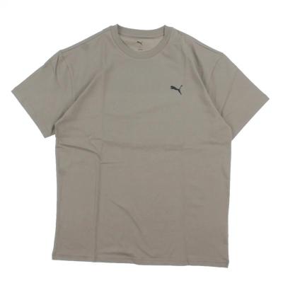 彪马(Puma)PUMA混纺运动T恤男春夏季休闲版型背印宽松吸湿速干UV