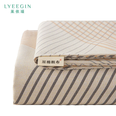 莱依瑾 LYEEGIN 三件套 老粗布床单 200*230cm+枕套一对 套
