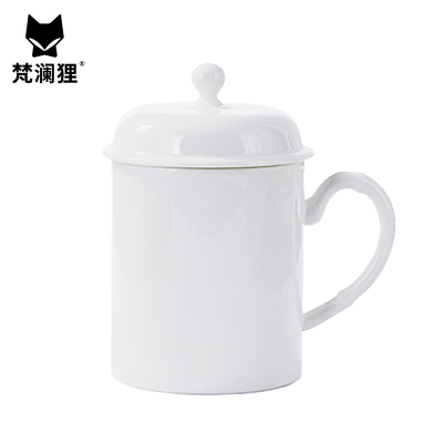 梵澜狸直筒竹节骨瓷杯LS23 个