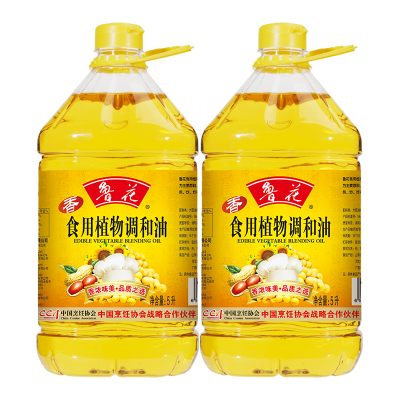 鲁花[直销]大豆食用植物调和油 5L*2