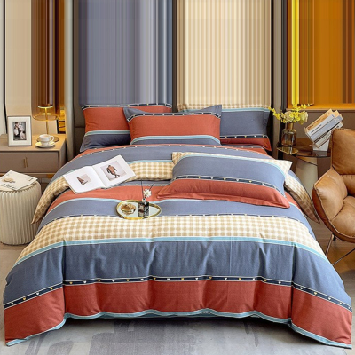 昕蓝梦 全棉磨毛三件套 160*210cm 套