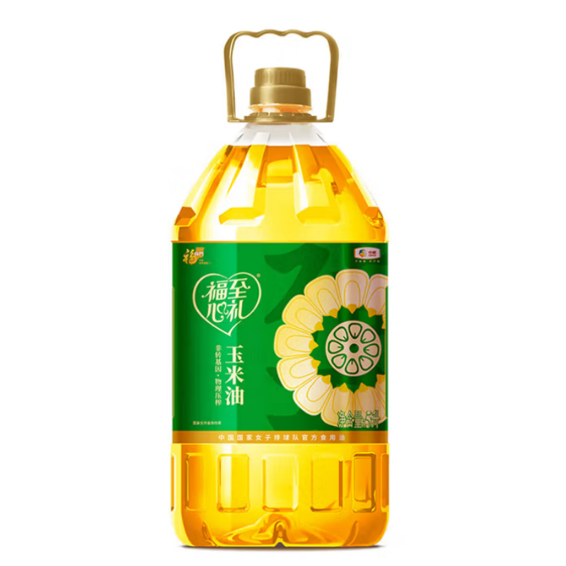 福临门 福至心礼非转基因黄金产地玉米油 5L 健康食用油