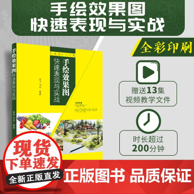 正版新书 手绘效果图快速表现与实战 杨艳 何欢 清华大学出版社 手绘效果图