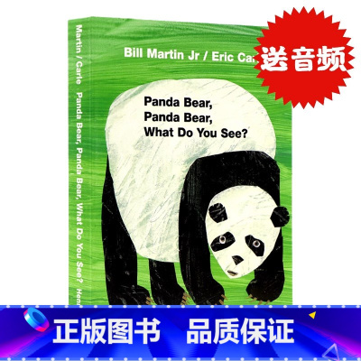 熊猫你看到了什么 [正版]Panda Bear, What do you see 熊猫你看到了什么英文原版绘本 幼儿童早