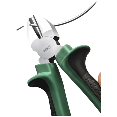 润达讯 05521 斜嘴钳 斜口钳 6寸 165*54mm 单位:1把 绿色