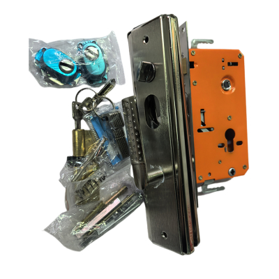 vzi 防盗门锁 圆舌240mm 左外 套