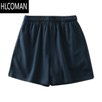 HLCOMAN毛圈短裤男夏季2025新款潮牌休闲美式百搭宽松透气运动五分裤