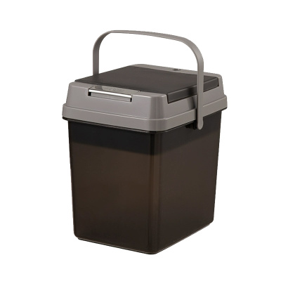 臻远ZY5070619 茶水桶茶桶废水桶茶叶茶渣桶 灰黑色7L