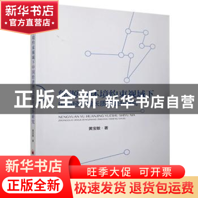 正版 能源与环境约束视域下中国经济增长质量提升研究 黄宝敏 中
