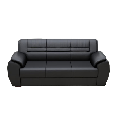 臻远 ZY5110333 办公沙发简约现代接待室商务沙发 牛皮三人位