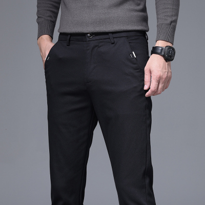 金盾(KIN DON)休闲裤男士修身小脚秋冬厚款冰丝冬天长裤子韩版潮流显瘦百搭