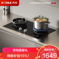 方太(FOTILE)[双边独立定时]燃气灶天然气 家用嵌入式5.2kW* 猛火燃气灶 易清洁可调节 TX21 液化气