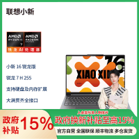 联想小新16 16英寸轻薄笔记本电脑(锐龙R7-H255 16G 512G 高色域 400nit 120Hz高刷)