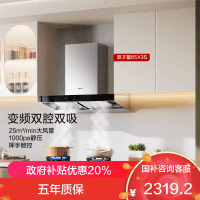老板(ROBAM)油烟机 25m³变频抽油烟机 欧式吸油烟机 油烟机 以旧换新顶吸油烟机65X3S