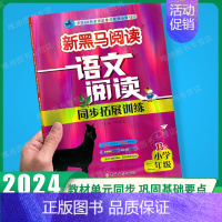 阅读同步拓展训练B版 小学三年级 [正版]2024 新黑马阅读三年级 现代文+古诗文课外阅读训练小学3年级上册下册全一册