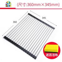 可折叠304不锈钢厨房水 水池沥水架 洗菜盆滤水架置物架 FENGHOU 360mmx345mm洗菜篮洗菜篮