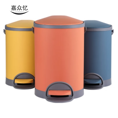 嘉众忆 垃圾桶带盖10L JZY-068 个