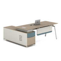 合祥源 QZYH-42 办公桌 含副柜办公椅 1600*1600*750mm 单位:套