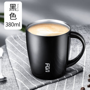 富光马克杯定制316不锈钢保温杯子带盖水杯女茶杯男式家用咖啡杯