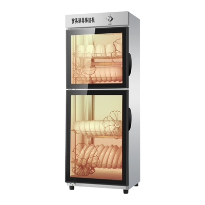 臻远ZY50429001立式消毒柜大容量厨房餐具碗筷消毒柜 上下门四层架