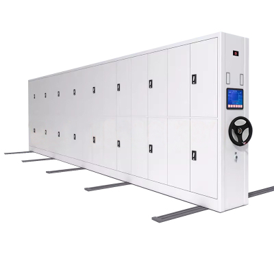 乙壬密集柜档案室电动智能密集架移动档案柜凭证资料柜手摇文件柜一列8组每立方(智能)