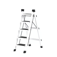 金迪乐折叠多功能置物架伸缩五步梯架