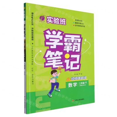 [N]数学(2下人教版RMJY)/实验班学霸笔记-9787214285003