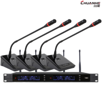 川河 真分集无线一拖四鹅颈麦克风 CHE-AN2024 套