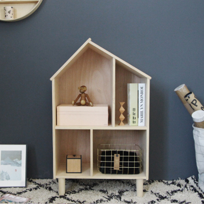 家柏饰(CORATED) | 北欧儿童房收纳置物矮柜家用储物柜卧室收纳落地实木柜