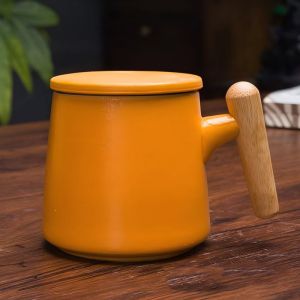 梵澜狸茶水分离陶瓷茶杯T87 个