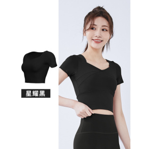 尴尬线瑜伽裤蜜桃提臀紧身裤高腰收腹运动裸感瑜伽裤女