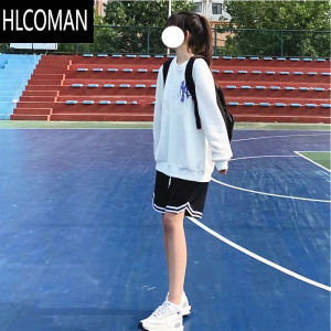 HLCOMAN篮球短裤男女士运动宽松夏季潮牌男生速干美式冰丝休闲裤子五分裤