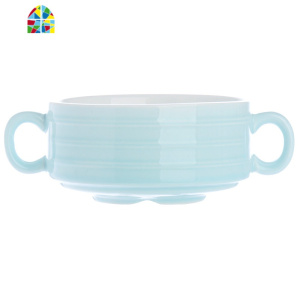 带把手可爱的碗ins蒸鸡蛋羹碗家用燕麦碗吃饭甜品碗公主韩式单个 FENGHOU 粉红色