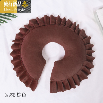 院脸垫枕按摩推拿床U型形可拆洗趴枕头洞枕俯枕胸枕脚枕三维工匠床罩