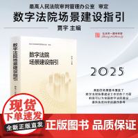 2025新书 数字法院场景建设指引 贾宇 主编 人民法院出版社 9787510940477