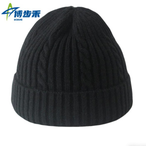 博步禾 毛线帽 护耳帽 顶