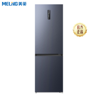 无忧嵌美菱402升超薄零嵌入式双门冰箱 60cm窄机身1级家用大容量双门电冰箱以旧换新补贴自营BCD-402WPCZX灰