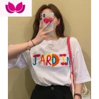 七斓福利款短袖t恤女夏季宽松百搭设计感小众洋气减龄内搭正肩上衣ins