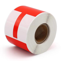 驰洛科 CL-3825-30-300RD/T 38*25+30mm 标签标牌 300张/盒(计价单位:盒)红色