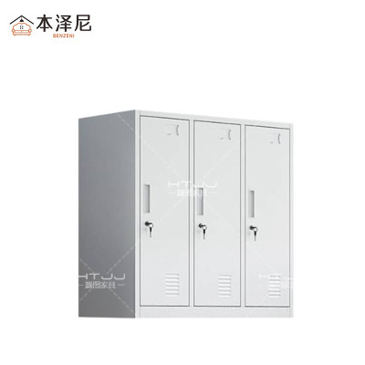 本泽尼 三门矮柜 钢制储物柜 HTZ-G125 1200*500*1130mm 组