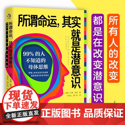 所谓命运 其实就是潜意识 99%的人不知道的母体思维 瑞典卡琳 泰恩 著 母体思维即潜意识 心理学 文化发展出版社正版书