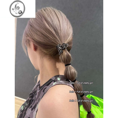 JiMi像朝阳般热烈~个性甜酷金属高马尾器小众低马尾抓夹发饰ins女