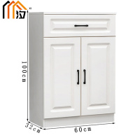 汐实木鞋柜两门个