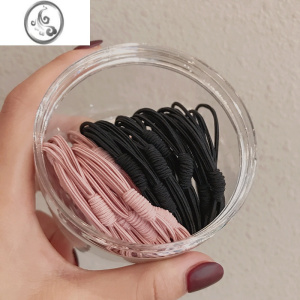 JiMiins网红韩国皮套发圈女扎头发橡皮筋简约可爱头绳森女系发绳头饰